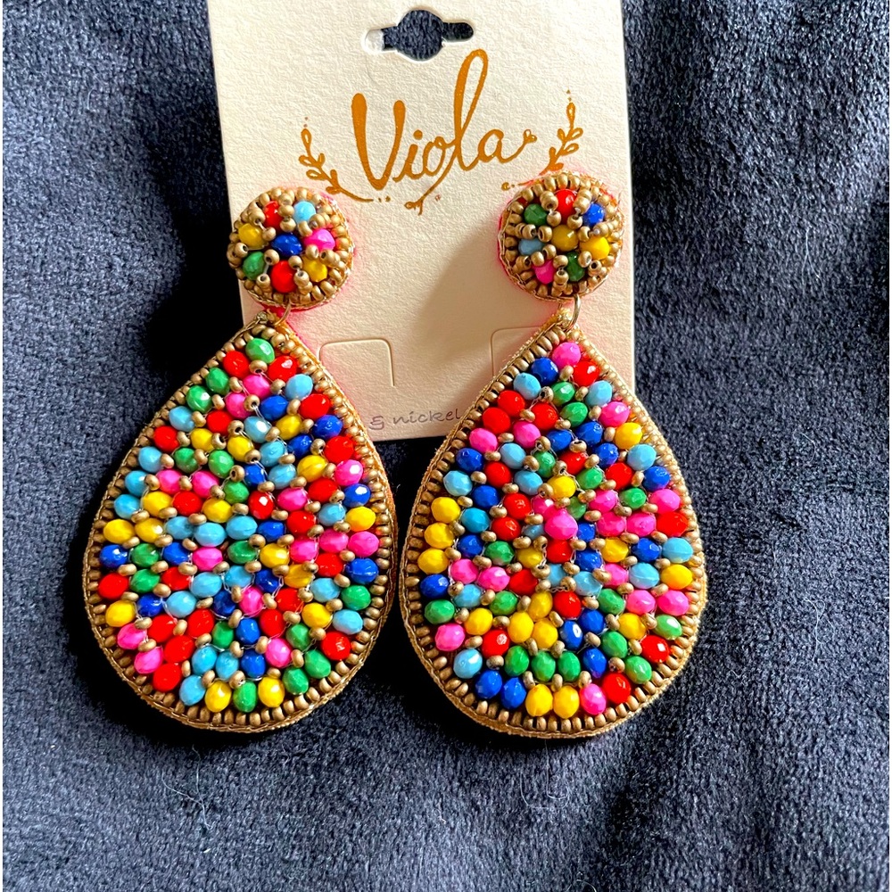 Vibrant colorful Earrings